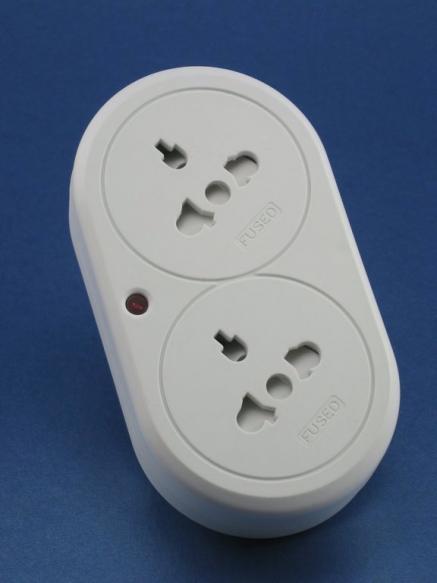 Twin Socket Travel Adaptor - 495